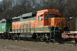 BNSF 2803, EMD GP30 rebuild to BN GP39M, at Gibson Yard 